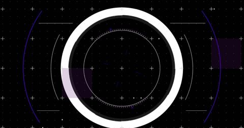 Futuristic Scan Radar Interface with Circular Element - Download Free Stock Images Pikwizard.com