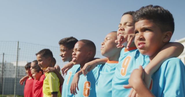 Youth Soccer Team United Before Game - Download Free Stock Images Pikwizard.com