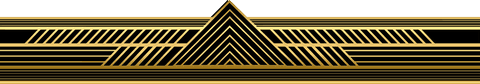 Elegant Gold Art Deco Border with Triangular Motif on Transparent Background - Download Free Stock Videos Pikwizard.com