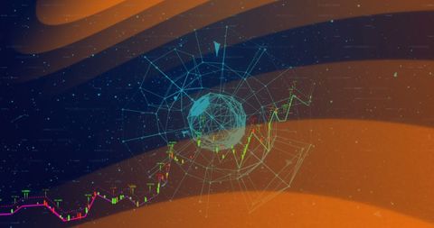 Global Business Data Processing with Dynamic Interface - Download Free Stock Images Pikwizard.com