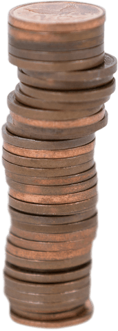 Stack of Coins Vector on Transparent Background for Finance Illustrations - Download Free Stock Videos Pikwizard.com