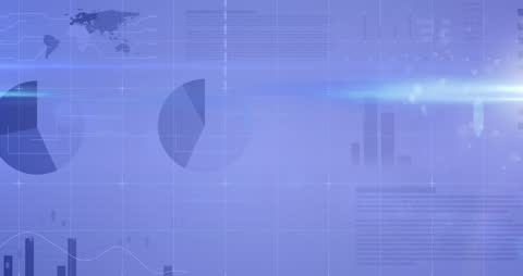 Digitally Generated Global Business and Data Background