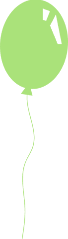 transparent green balloon floating with string clipart - Download Free Stock Videos Pikwizard.com