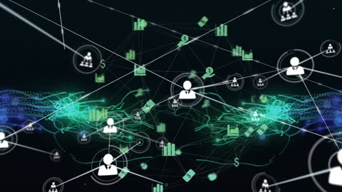 Global Financial Network with Digital Connections