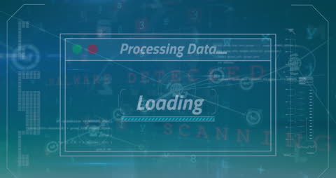 Digital Data Processing with Global Interface Animation