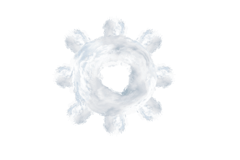 cloud cogwheel symbolizing digital workflow on transparent background - Download Free Stock Videos Pikwizard.com