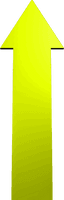 Yellow Up Arrow Digital Vector on Transparent Background - Download ...